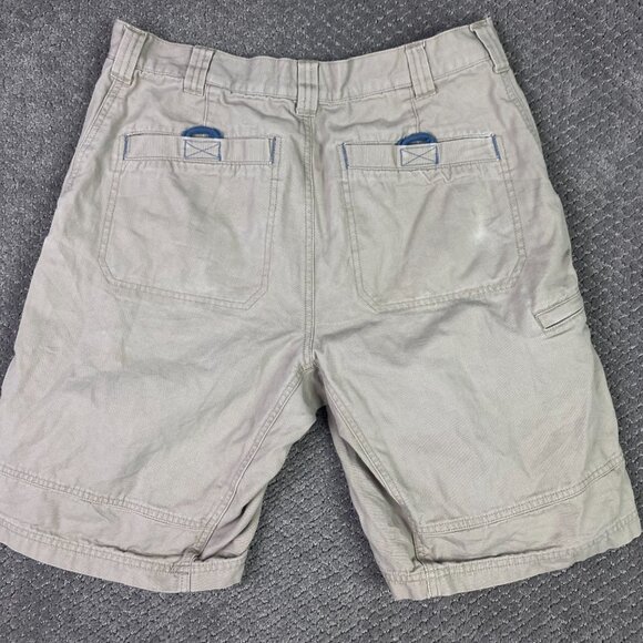 Arborwear Cago Shorts Men's 32 Canvas Cotton Khaki Hiking Outdoor Walking Walk - Picture 5 of 14